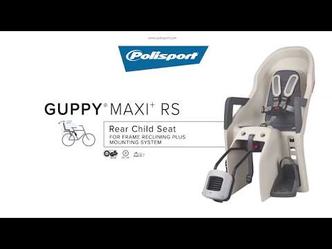Детское велокресло Polisport Guppy Maxi+ RS 8637700023
