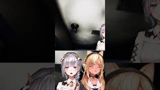 不気味な女に驚く不知火フレア、白銀ノエル　ホロライブ切り抜き