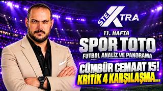 11. HAFTANIN KRİTİK DÖRTLÜSÜ! | Spor Toto Tahminleri #StExtra