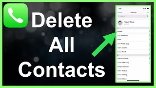 How To Delete All Contacts On iPhone