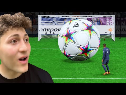 With every goal scored, the ball gets bigger! 😲