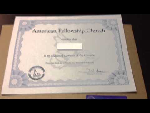How to become an Ordained Minister online