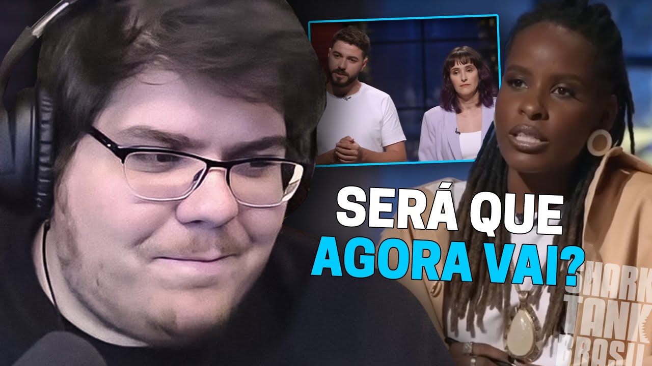 CASIMIRO REAGE: ESSAS TOUCAS SÃO UM SUCESSO - SHARK TANK BRASIL (8ª TEMP) | Cortes do Casimito