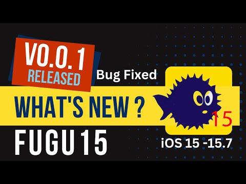 Fugu15 JAILBREAK for iOS 15.0 - 15.5b RELEASED! : Fugu15i for (All Devices) iOS 16 up