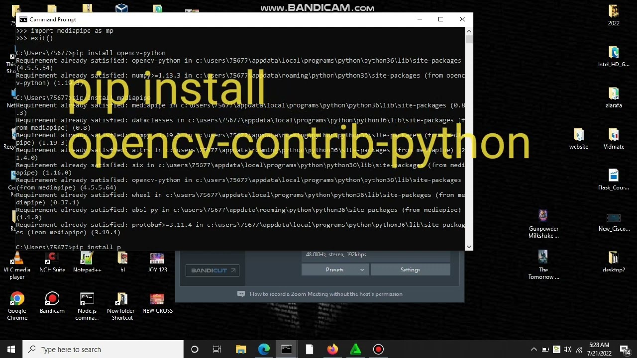 how to solve mediapipe import error  2022  100%
