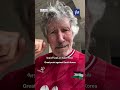 Pink Floyd’s Roger Waters wears a Palestinian football jersey