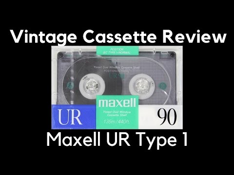 Vintage Cassette Review : Maxell UR Normal Bias