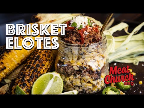 Brisket Elotes - Grilled Street Corn