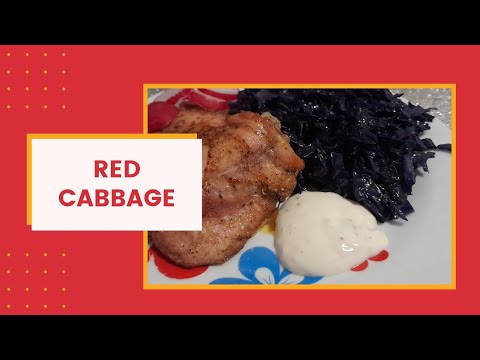 How To Cook Red Cabbage/Easy Healthy Side Dish - Quick And Easy