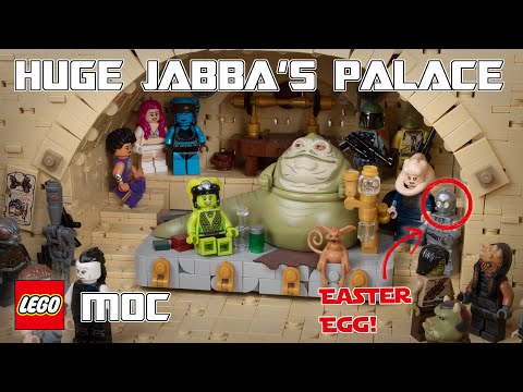 I Built a Jabba's Palace MOC That's Full of Easter Eggs & Details