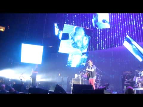 Radiohead - Skirting On The Surface ( new song ) Live @ American Airlines Center  3-5-12 in HD