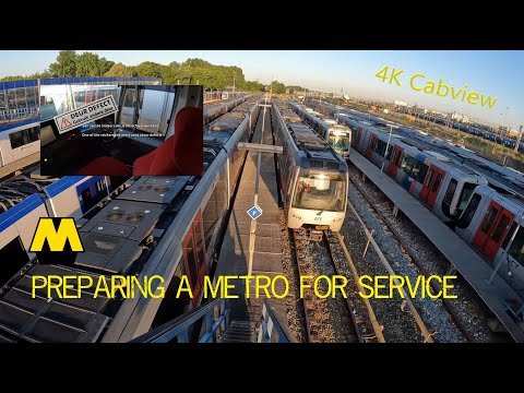 Preparing a Metro for Service| 4K Cabview Metro Rotterdam | Plus 2 short rides in Rotterdam|