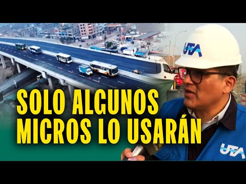Así funcionará el nuevo by-pass en autopista Ramiro Prialé: ¿Qué líneas de bus podrán usarlo?