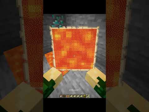 Minecraft Lava Trap Meme...🤯