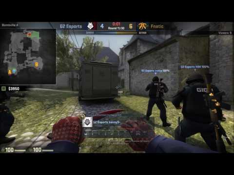 POV - Kennys (G2)(20-8) vs fnatic / ECS Season 3 Europe / 25th of May 2017
