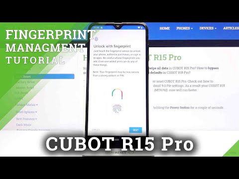 How to Add Fingerprint in CUBOT R15 Pro – Fingerprint Unlocking