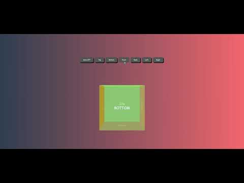 3d Cube Animation Using Html Css Javascript No Libraries