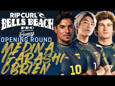 Gabriel Medina, Kanoa Igarashi, Liam O'Brien | Rip Curl Pro Bells Beach - Opening Round Heat Replay