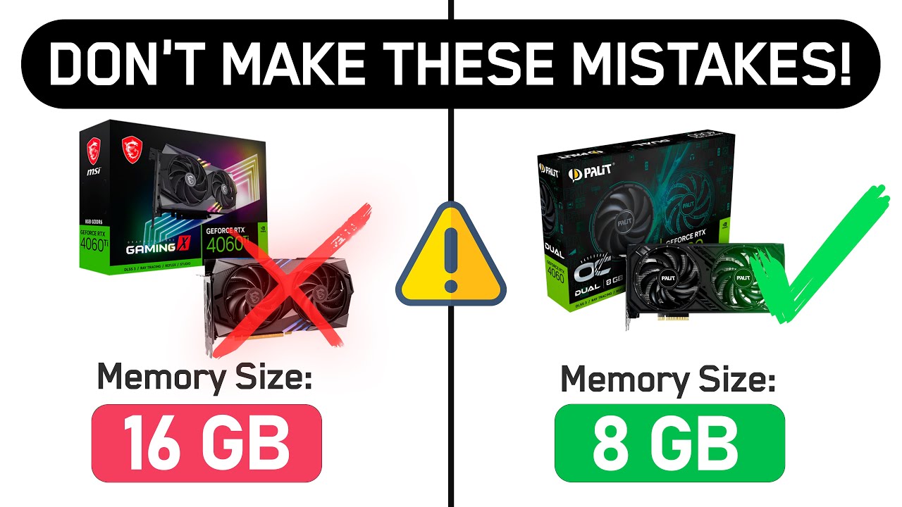 ⚠️7 MISTAKES WHEN CHOOSING a GPU in 2025 ⚠️