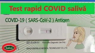 Test Rapid COVID Saliva