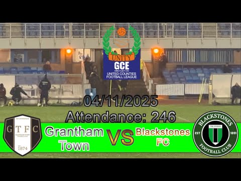 Grantham Town 6-1 Blackstones FC, United Counties Premier Division North, 4/11/2025