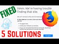 How To Fix Hmm. We're Having Trouble Finding That Site Error Mozilla Firefox (Easy Way)