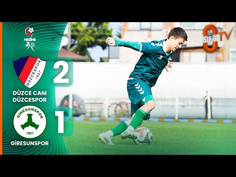 Düzce Cam Düzcespor 2-1 Giresunspor | Maç Özeti