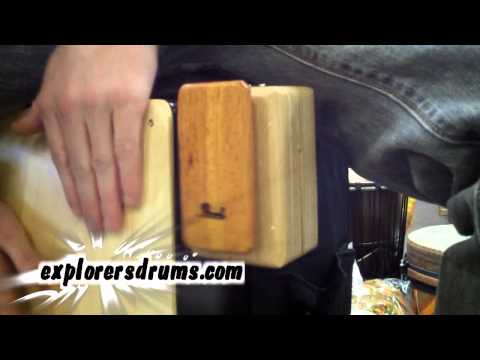 Pearl Cajon Accessories - Cajon Clave - Wood Block - Jingle Cups - Padded Seat Top