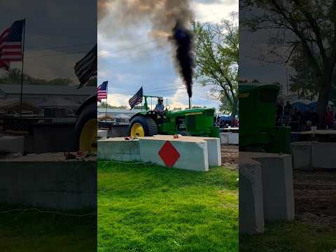 John Deere 6030 12,000lbs open #tractor #tractorpull #tractorpulling #farming #johndeere #power