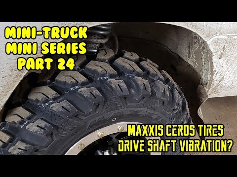 Mini Truck (SE01 EP24) Maxxis MU07 Ceros tires, Review test drive, Driveshaft vibration S83p HiJet