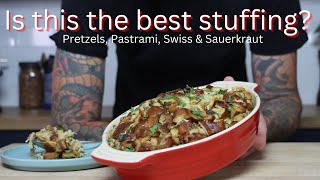 Pretzel Stuffing, yes it's delicous!