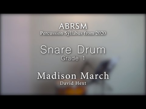 ABRSM G1 Snare Drum - Madison March