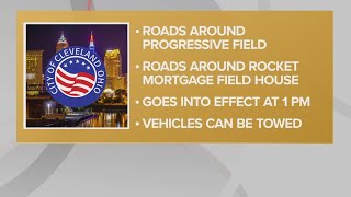 Cleveland Guardians home opener: Parking restrictions downtown