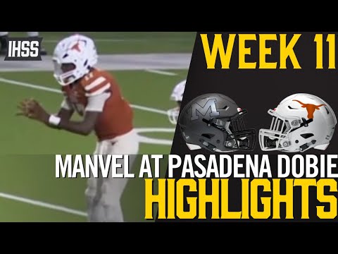 Pasadena Dobie Secures Playoff Spot with Historic Finish - Manvel vs. Dobie Highlights