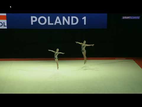 MILENA LEW I NIKOLA KAMIŃSKA MISTRZOSTWA EUROPY 2021 WŁOCHY PESARO ELIMINACJE  STATYKA