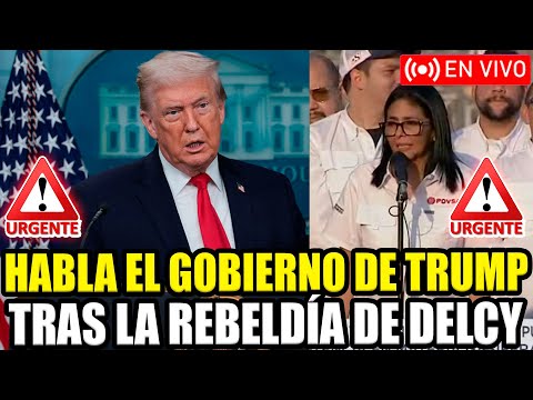 🔴URGENTE EL GOBIERNO DE TRUMP EN VIVO TRAS LA REBELDÍA DE DELCY ¡CAOS EN VENEZUELA! | FRAN FIJAP