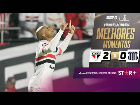 Gols e lances de São Paulo x Talleres