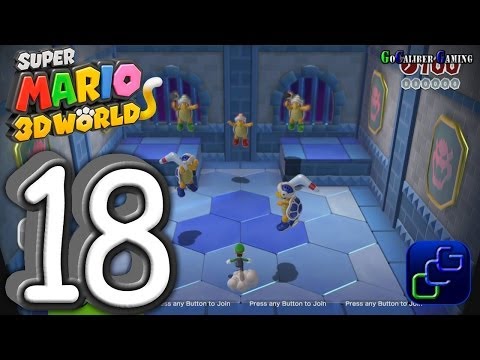 Super Mario 3D World Walkthrough - Part 18 - World 6 Completed 100%