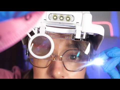ASMR Mysterious Growth ❓ CLOSE Medical Exam 👩‍⚕️Professional Doctor Facial Examination