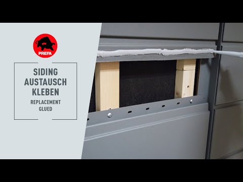 PREFA Tips & Tricks | Replacing broken siding with glued siding