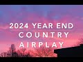 Billboard 2024 Top 100 Year End Country Airplay Chart