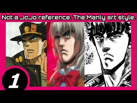 Not A JoJo Reference  - The Manly Anime Art Style