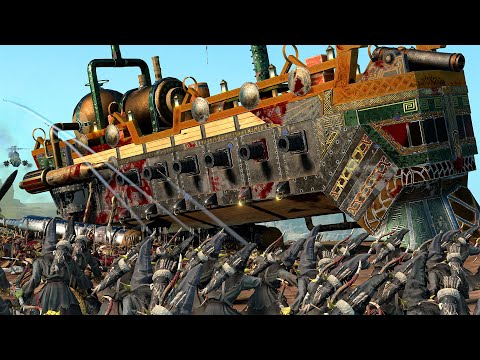 Battle of Iron and Waaagh! - GREENSKINS vs DWARFS - Total War: Warhammer 3 Cinematic Battle