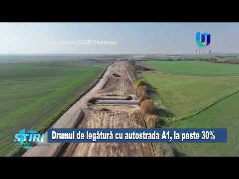 Drumul de legătură cu autostrada A1, la peste 30%