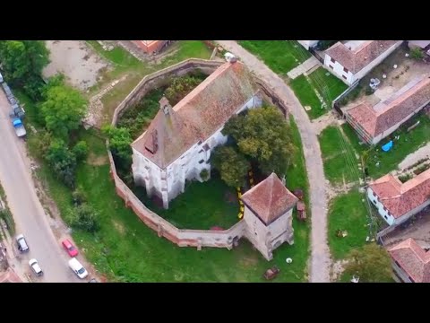 DJI Mini 2 | România, Bis. Evanghelică Fortificată Boian; Ortodoxă Mihail și Gavriil (jud. Sibiu)