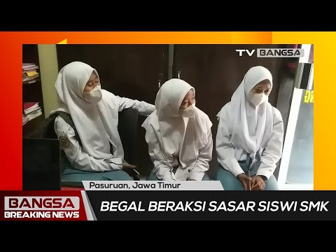 Dua Siswi SMKN di Pasuruan Dibegal, Honda Vario Amblas