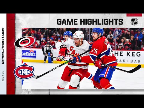 Hurricanes @ Canadiens 4/1 | NHL Highlights 2023