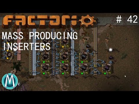 [Factorio] Angels & Bobs Ep 42: Mass Producing Inserters (Tutorial/Walkthrough)