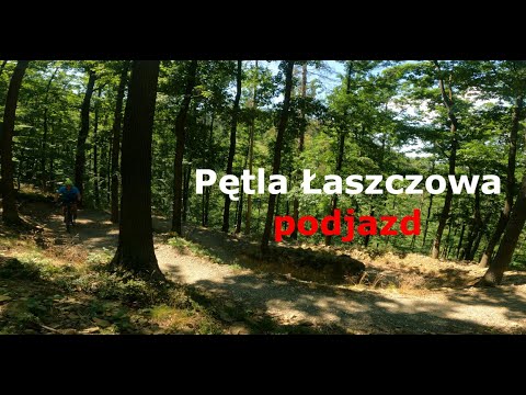 Singletrack Glacensis pętla Łaszczowa - podjazd. Bardo