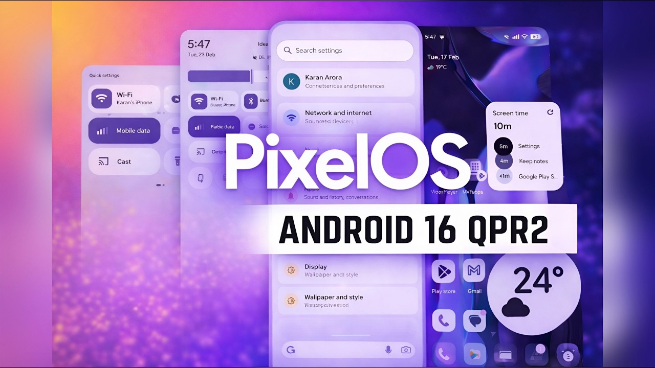 Minimal + Powerful = PixelOS 😍🔥 | Android 16 ROM You Must Try! Updated 💫